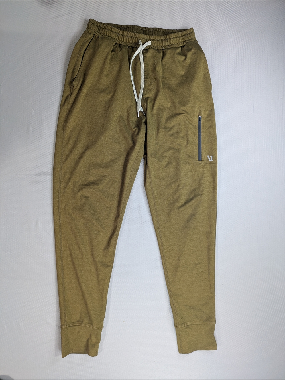 Vuori Sunday Performance Jogger Mens Small Brown Climbing Pants Elastic Waist